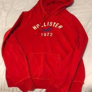 Hollister red hoodie